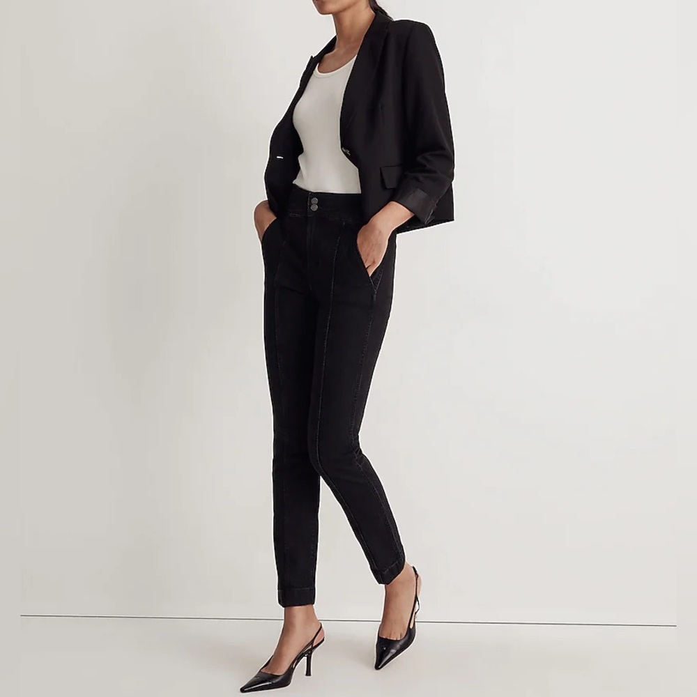 Madewell High Rise Black Jeans